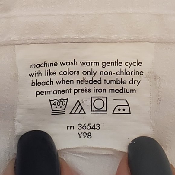 MEN'S ARROW WHITE FITTED DRESS SHIRT 14 1/2 - Picture 8 of 8